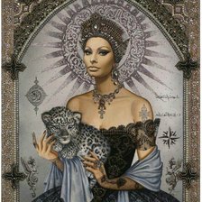 Схема вышивки «Королева»