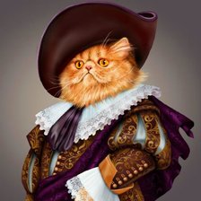 Схема вышивки «Кот»