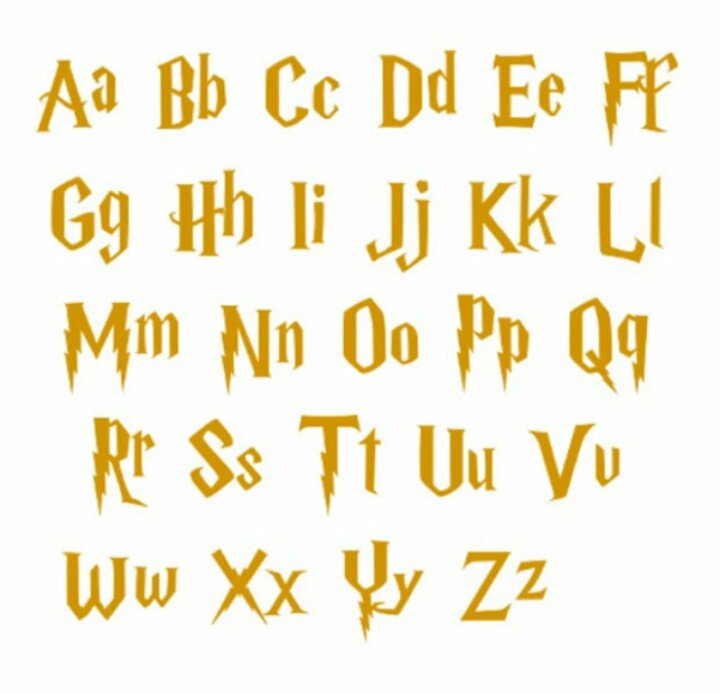 Harry Potter Alphabet 1 - оригинал