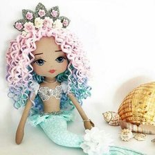 Схема вышивки «Upper Dhali Mermaid Doll 2»