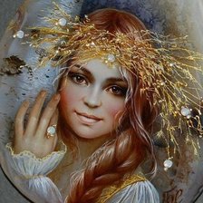 Схема вышивки «Русская Красавица»