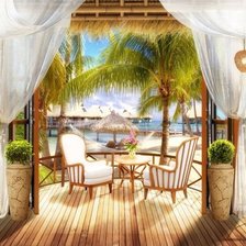 Схема вышивки «На островах»