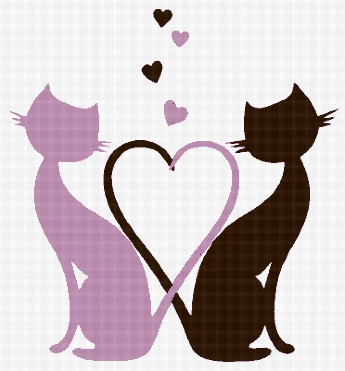 Gatti coppia - animal - предпросмотр