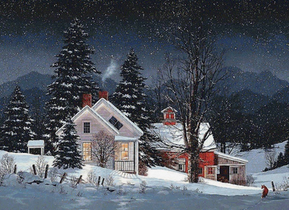 ЗИМНЯЯ НОЧЬ - предпросмотр