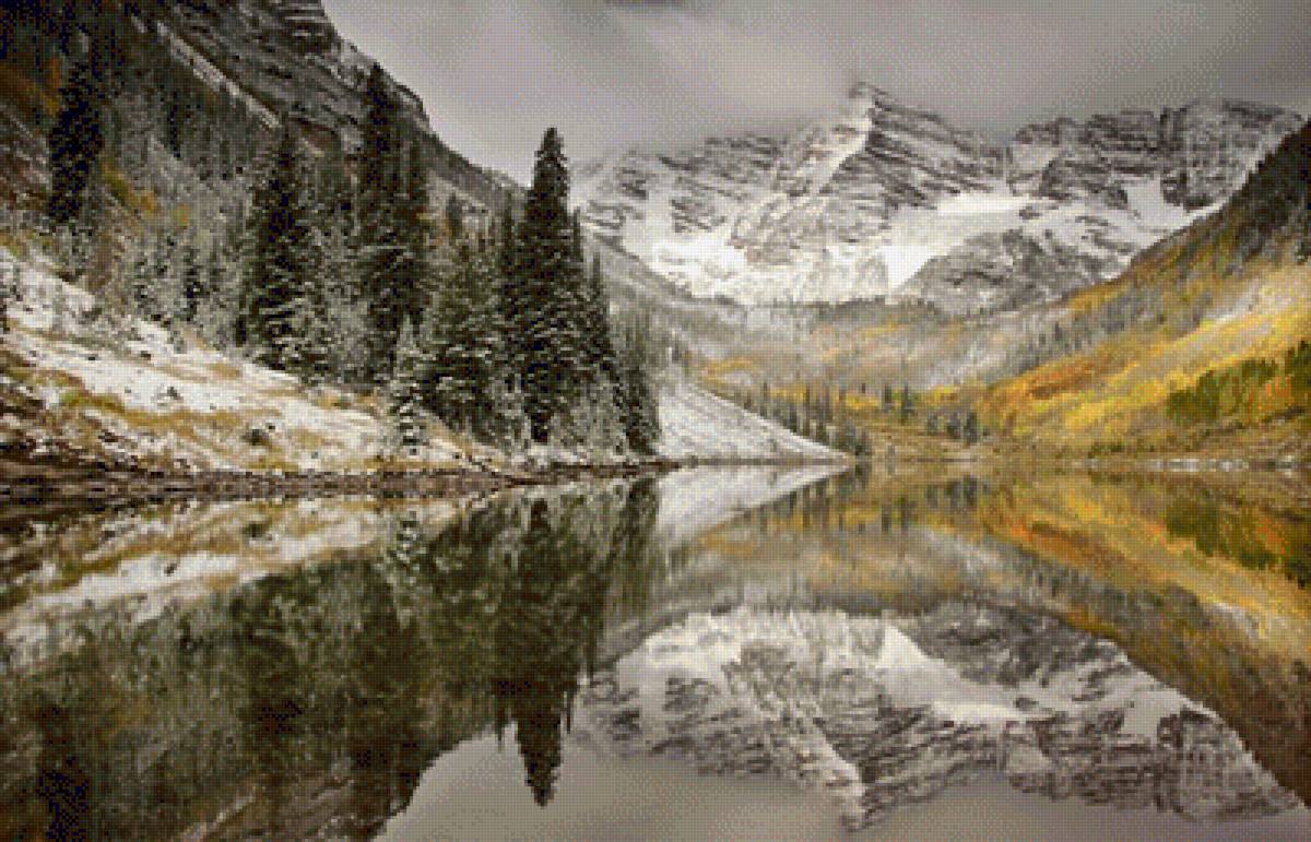 ПЕЙЗАЖ - пейзаж, горы, вода, природа - предпросмотр