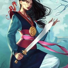 Схема вышивки «Мулан»