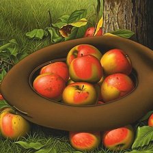 ЯБЛОКИ В ШЛЯПЕ