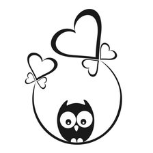 Схема вышивки «Gufo monocolor»