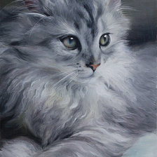 Схема вышивки «Котенок»