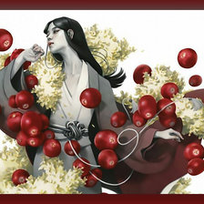 Схема вышивки «Девушка»