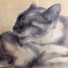 Схема вышивки «Кошки»