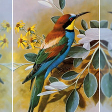 Схема вышивки «Птицы»