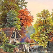 Схема вышивки «СТАРАЯ ЗАПРУДА»