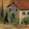Предпросмотр схемы вышивки «Fields of Lavender through the Window.» (№1931352)