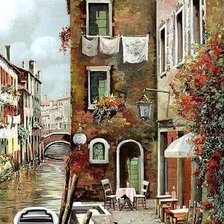 Схема вышивки «городок»