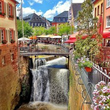 Схема вышивки «Водопад Саарбурга»