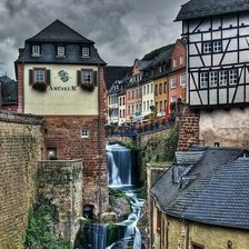 Схема вышивки «Водопад Саарбурга»