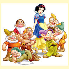 Схема вышивки «Белоснежка и семь гномов»