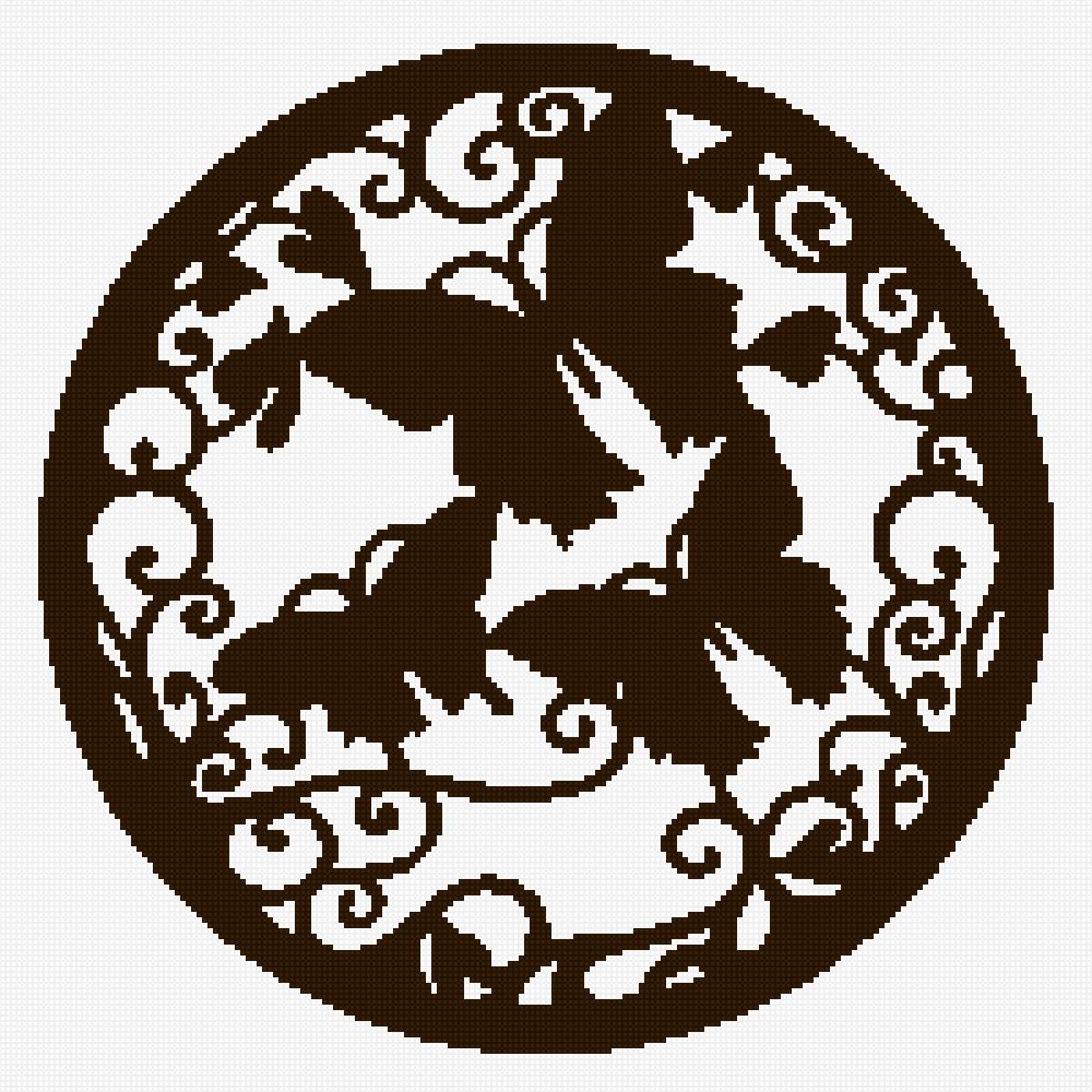 Farfalle mono - monocolore - предпросмотр