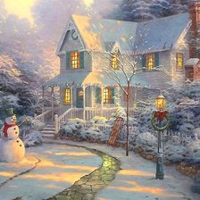 Схема вышивки «СКАЗКА ЗИМЫ»