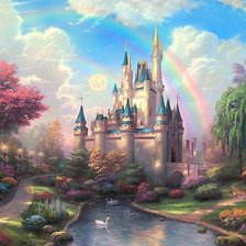 Схема вышивки «ЗАМОК»