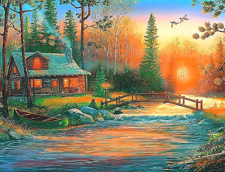 ДОМИК У ОЗЕРА - оригинал