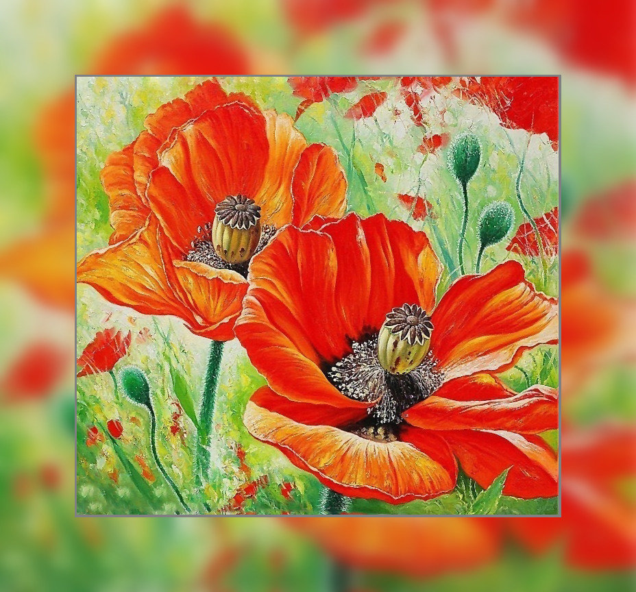 №1932734 - букеты, натюрморт, маки, цветы - оригинал