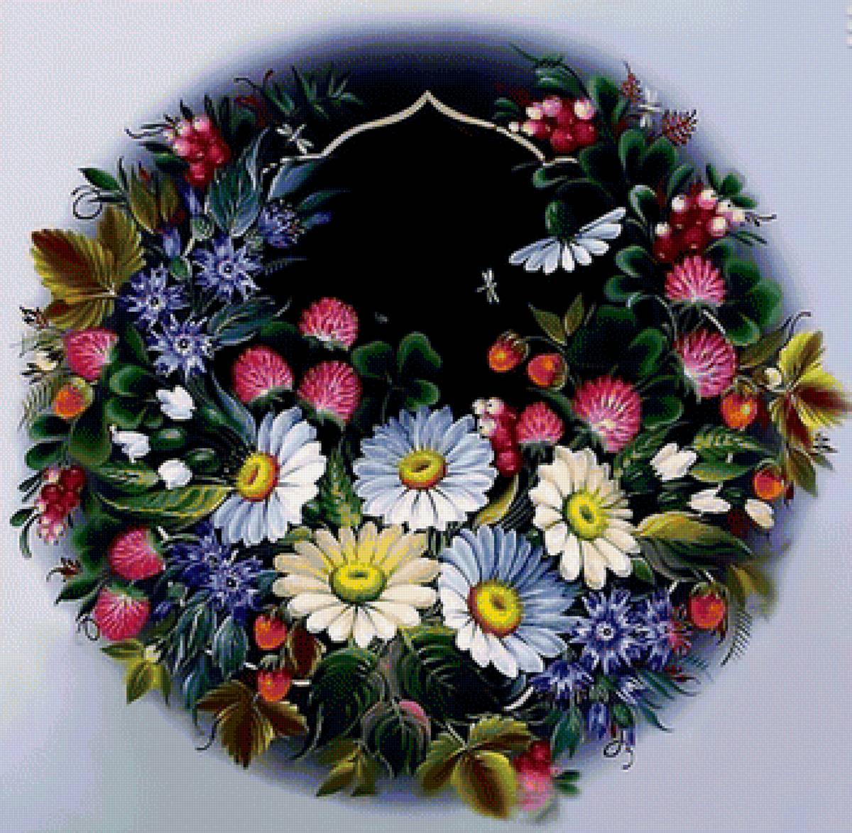 Цветочный орнамент2 - цветы - предпросмотр