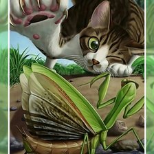 Схема вышивки «Неожиданная встреча.»