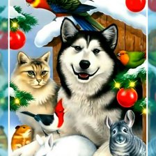 Схема вышивки «Новогодняя.»