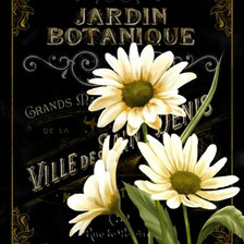 Схема вышивки «Ромашки. Винтаж.»