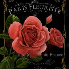 Схема вышивки «Роза. Винтаж.»