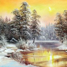 Схема вышивки «Winter.»