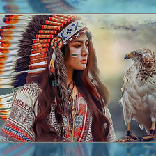 Девушка и сокол. Дежавю.