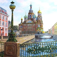 Схема вышивки «Спас-на-крови»