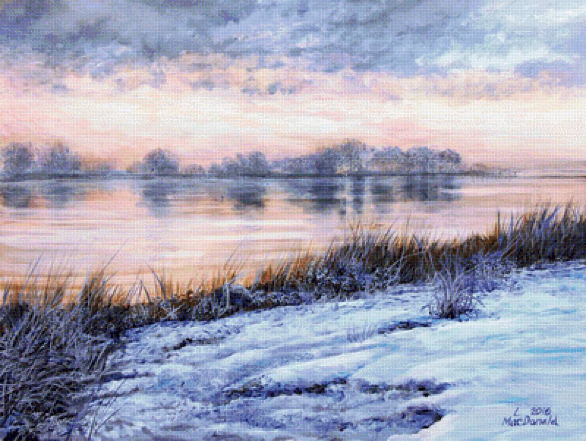 Winter Morning. - snowscapes. - предпросмотр