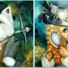 Схема вышивки «Сказочно нарядные.»