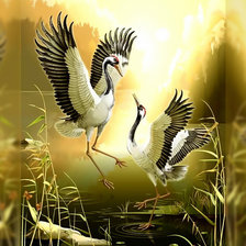 Танец журавлей