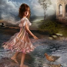 Схема вышивки «dievčatko»