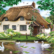 Схема вышивки «dom,labute»