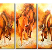 Схема вышивки «скакуны»