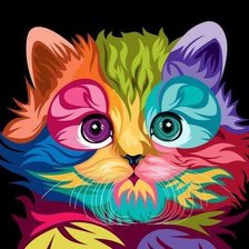 Схема вышивки «Gattino color»