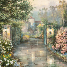 Схема вышивки «утро»