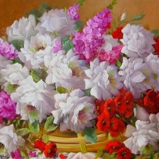 Схема вышивки «Цветы»