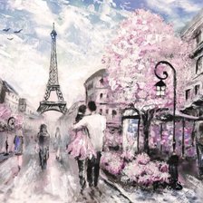 Схема вышивки «Романтика Парижа»