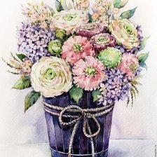 Схема вышивки «Букет»