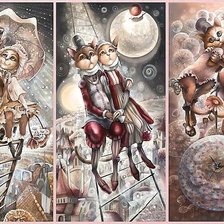 Схема вышивки «коты»