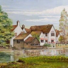 Old St Neots Bridge and Bridge House.