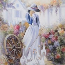 Схема вышивки «Пастушка»