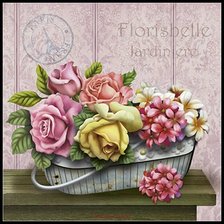 Схема вышивки «ruže»